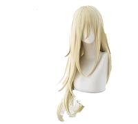 LINLINCD -Rachel Gardner Cosplay Angel of Death Cosplay Woman Yellow 80 cm Wig Cosplay Anime Cosplay Wig Heat Resistant Synthetic Wigs
