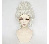 LINLINCD -Wig Anime Cosplay Anime Wig 18th Century Baroque Marie Antoinette Cosplay Wig Curly Wave Wig Costume Halloween Wig for Costume Party Concert