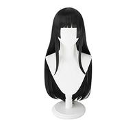 LINLINCD -Wig Anime Cosplay Anime Wig BanG Dream Cosplay Shirokane Rinko Wig Long Straight Black Wig Costume Halloween Wig for Halloween Costume Party Concerts