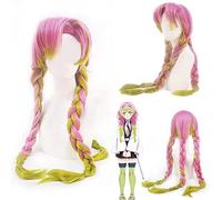 LINLINCD -Wig Anime Cosplay Anime Wig Ghost Frozen Blade Nanlu Temple Honey Glass COS False Gradient Gratopy Three Femoral