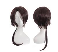 LINLINCD -Wig Anime Cosplay Anime Wig Touken Ranbu Online Cosplay Kashuu Kiyomitsu Wig Long Ponytail Wig Brown Wig