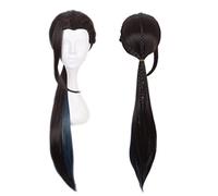 LINLINCD -Wig Anime Cosplay Anime Wig Twisted Wonderland Cosplay Jamil Viper Wig Long Ponytail Wig Costume Halloween Wig for Halloween Costume Party Concerts