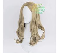 LINLINCD -Wig Anime Cosplay Elisi Rioli 8 Village Bela/Bella COS Pseudo Simulation Head Leather Top Special