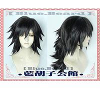 LINLINCD -Wig Anime Cosplay Ghost Blade Fukang Ring COS Smoke Fluffy
