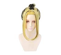 LINLINCD -Wig Anime Cosplay Golden Yellow Black Wig Hair with Ponytail for Kazutora Hanemiya Wig Cosplay Anime Costume with Wig Cap Wig Cap
