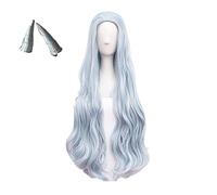 LINLINCD -Wig Anime Cosplay Role Play for Eri Chisaki Woman Grey Blue Anime Cosplay Wigs with a Hairpin