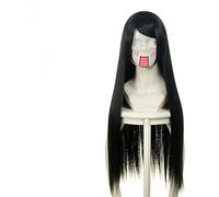 LINLINCD -Wig Anime Cosplay Wig for School Days Katsura Kotonoha Cosplay Wig Black Long Straight Hair Universal Style Peruca Anime Costume Wigs KUZZ1634