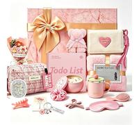 LINMAGCO Birthday Gifts for Women, 19Pcs Happy Hampers Gift Box for Her, Female Relaxation Self Care Package, Presents for Mum, Sister, Auntie, Friends, Unique Birthday Basket Ideas