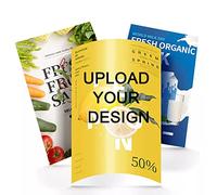 LINMAGCO Personalised Flyer Custom Advertising Material Customisable A4 Leaflet Business Customized Door letterbox Company Logo 100 to 5000 Sheets