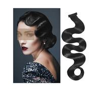 Linmeas-753 Bangs Hair Clip Human Hair Black Synthetic Curly Bangs Vintage Chinese Ancient Lady Cosplay Chinese Opera Headdress Wave Hair Piece for Daily Wear (Color : Black-01)