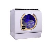 Linmeas-753 Dishwasher - Countertop Dishwasher with 5 Wash Programs, Stainless Steel, Perfect for Apartments & RVs