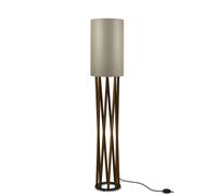 Linn High Oblique floor lamp Oak smoked/ bronze grey Maigrau - Linn High (O) 021401O0203