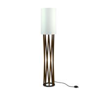 Linn High Oblique floor lamp Oak smoked/ white Maigrau - Linn High (O) 021401O0201