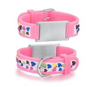 LinnaLove Cartoon Inspirational Bracelets with Free Customize If Lost Bracelets-the Gift for Son daughter from mom and dad, 6.75 Inches, Metal, no gemstone
