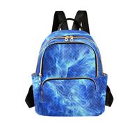 LINNIKEEEE Blue Phoenix Rising Flames Backpack Bookbag Mini Shoulder Bag for Travel Teen