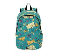 LINNIKEEEE Cartoon Math Lightweight Casual Travel Backpack Spacious Laptop Daypack with Padded Shoulder Straps for Boys Women