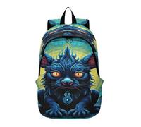 LINNIKEEEE Cool Cartoon Tasmanian Lightweight Casual Travel Backpack Spacious Laptop Daypack with Padded Shoulder Straps for Boys Women
