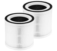 LINNIW 2 Pack BREEVA A1 Filter Replacement, Compatible with T REEVA A1/A1W Air Purifiers, 3-in-1 True HEPA Filtration System, Easy to Install, 2 Count