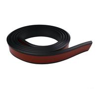Linnkyfloa 10FT Garage Threshold Ramp Floor Transition Strip for Wheelchairs and Mobility Scooters in 4 Colors - Black, Gray, Shallow Brown, Dark Brown(BLACK)