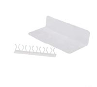 Linnkyfloa 3 Pack Acrylic Wall Floating Shelf Bracket Baby Monitor Security Speaker Doll In Office Living Playroom RV