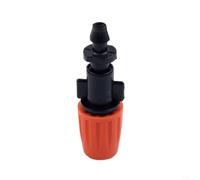 Linnkyfloa 30-Pack Adjustable Barbed Misting Nozzles Drip Irrigation Systems - 4/7mm Hose Connection, 7.5-8.6 L/H Rate, 1.5-3 kg Pressure, 0.7-0.9 m Spray Diameter, Garden Greenhouse Patio Fog Cooling