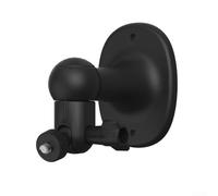 Linnkyfloa 360° Adjustable Wall Ring Cam & Outdoor Cam, ABS Indoor Outdoor Security Bracket with Hardware, Black(Black)