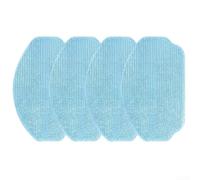 Linnkyfloa 4pcs Replacement Mop Pads Compatible with R20 Robot Vacuum Cleaner, Soft Washable Cloth for Hardwood Ceramic Tile Floor