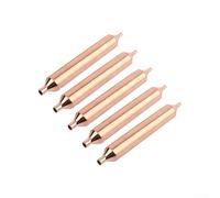Linnkyfloa 5Pcs Copper Refrigerator Filter Dryer Set For Refrigeration Systems, Molecular Sieve Core, For Most Fridge Models, Inner Diameter 3Mm(A)