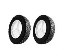 Linnkyfloa 8 Inch Replacement Wheel Mower for Radio Flyer Wagon Grill Compatible with 72-108 Rubber Tire Utility Cart (2pcs)