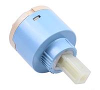 Linnkyfloa 90 Degree Ceramic Tap Cartridge Valve 35mm 40mm Replacement Kitchen Basin Mixer Faucet Cold Hot Control Core Install(35mm)