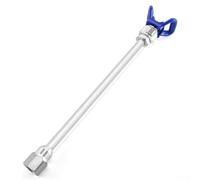 Linnkyfloa Airless Paint Sprayer Extension Pole with Nozzle Holder, Flexible Steel Spray High Ceilings Walls Roofs, 25cm 30cm 50cm(25cm)