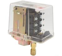 Linnkyfloa Automatic Three Phase Pressure Switch for Air Compressor 380V 400V Controller 5-8 Bar Adjustable Setting 3-Wire Heavy Duty Plastic Housing Black(B)