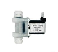 Linnkyfloa Automatic Washing Machine Water Inlet Valve FPD360A Replacement Part DC24V Solenoid for Most Major Brands Easy Install Black 12x12x6cm