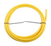 Linnkyfloa Copper Tube Bending Strip 4m Built-in PE Plastic Air Conditioning Pipe Bender Tool for 1/4 3/8 1/2 5/8 Inch Sizes, Colour Coded for Accurate Selection (Yellow)