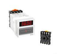 Linnkyfloa Digital Cyclic Time Relay with LED Screen, 0.1 Second to 99 Hour