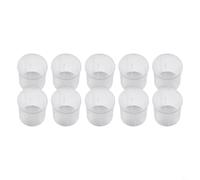 Linnkyfloa For 10pcs Transparent Plastic Double Scale Medicine Measuring Cups 15ml 30ml Graduated Liquid Containers for Kitchen or Laboratory(30ml)
