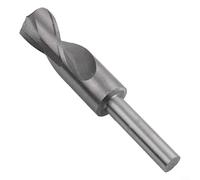 Linnkyfloa for HSS Reduced Shank Drill Bit Set 14-32mm High Speed Steel Round Shank for Wood Steel Aluminum Plastic Precision Ground Metal Drilling(25mm)
