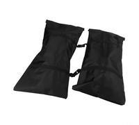 Linnkyfloa Heavy Duty Umbrella Base Weights Sand Bags Without Sand, 1680D Oxford Fillable Weight Bag with Inner Leak-Proof Liner Outdoor Patio Furniture Stability, Black(2 * 65 LBS)