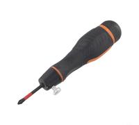 Linnkyfloa Industrial Grade Reciprocating Saw Handle With Ergonomic Non Slip Grip And Integrated Screwdriver Storage For Quick Blade Changes, Black And Orange(B)