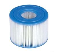 Linnkyfloa IntexS1 29011E Spa Pool Filter Cartridge Replacement, Compatible with Pure-Spa Pools, 108mm Outer Diameter, 43mm Inner Diameter, 74mm Height, Captures Dirt