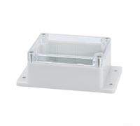 Linnkyfloa Junction Box - With Clear PC Lid ABS Plastic IP65 Rated 100X68x50 Mm Weatherproof Enclosure For Indoor Outdoor Wiring