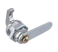 Linnkyfloa Keyless Cam Lock Zinc Alloy Rotary Cylinder Lock for Distribution Box, Cabinets, Lockers, Mailboxes, Safes, Tool Boxes, Yachts and Cars, Chrome Plated Finish(16mm)