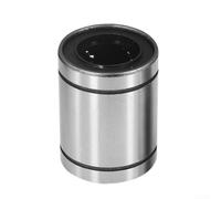Linnkyfloa LM6UU LM8UU LM5UU Linear Bearings With Rubber Seals, CNC Linear Bushing For Shaft Support, Bearing Steel, Inner Diameter 5/6/8 Mm, OD 10/12/15 Mm(LM8UU)