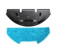 Linnkyfloa Mop Cloth Bracket and Pad Kit Compatible with for AutoVac S1 S1PRO V9 Robot Vacuum, Install Frame Board Efficient Mopping Hard Floors, 2 or 4 Pcs(A)