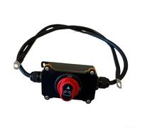 Linnkyfloa Motorcycle Battery Disconnect Switch, 12-48V ABS and Construction, IP67 Waterproof, Supports 100A Continuous Current Reliable Cut-Off Control, Black(Down)