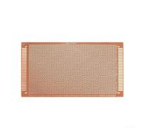 Linnkyfloa Pack Of 20 PCB Experiment Boards With Flux Treatment And Positioning Holes, Suitable Building Electronic Circuits And Sensor Interfaces