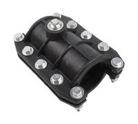 Linnkyfloa Pipe Repair Clamp 25mm 32mm 63mm Pipes, PE Leak Proof Fitting PVC Cast Iron Cement, Quick Fix Burst Joint No Tools(25mm)