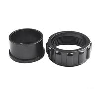 Linnkyfloa Pool Salt Chlorinator Union Replacement Kit IC20 IC40 IC60 IC80, Fits 520595, Includes O-Rings Nuts Connectors, 2 or 4 Pack(2pcs)