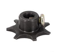 Linnkyfloa Reversible Gear Wheel for Egg Turning Synchronous Motor Incubators, 3 cm x .2 cm, Steel, Black, Compatible with Standard Incubation Systems