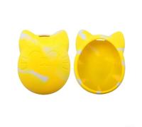 Linnkyfloa Silicone Cover for Tamagotchi Digital Pet Shockproof(Yellow) | Shock-absorbing soft silicone, prevents drops and bumps, snug fit for Gen 3 models, includes metal chain